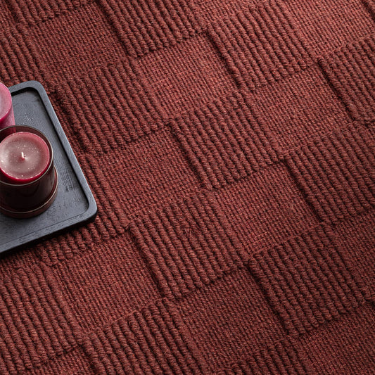 Mercer Burgundy Rug - Love-Rugs alternate image
