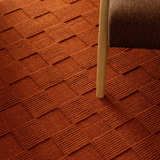 Mercer Rust Rug - Love-Rugs alternate image
