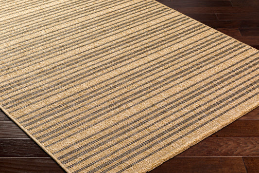 Mirage Indoor/Outdoor Cottage Jute-Look Brown Striped MGE2308 Rug - Love-Rugs alternate image