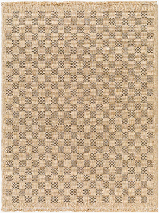 Mirage Indoor/Outdoor Jute-Look Checkered MGE2311 Rug - Love-Rugs