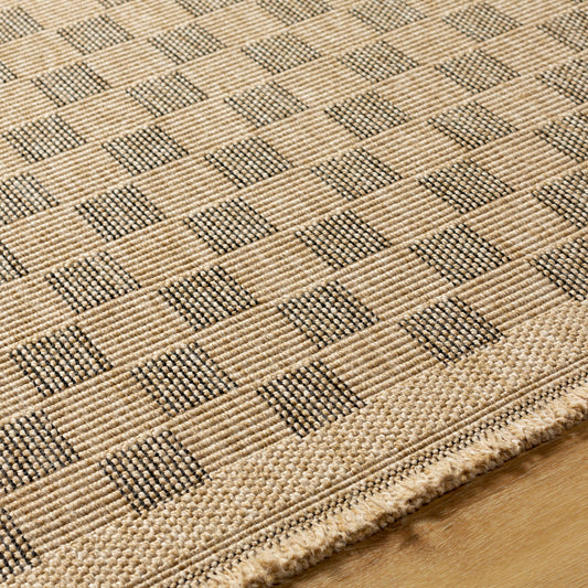 Mirage Indoor/Outdoor Jute-Look Checkered MGE2311 Runner Rug - Love-Rugs alternate image