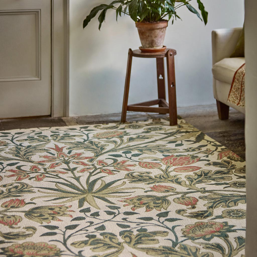 Morris & Co Hyacinth Natural 130201 Rug - Love-Rugs