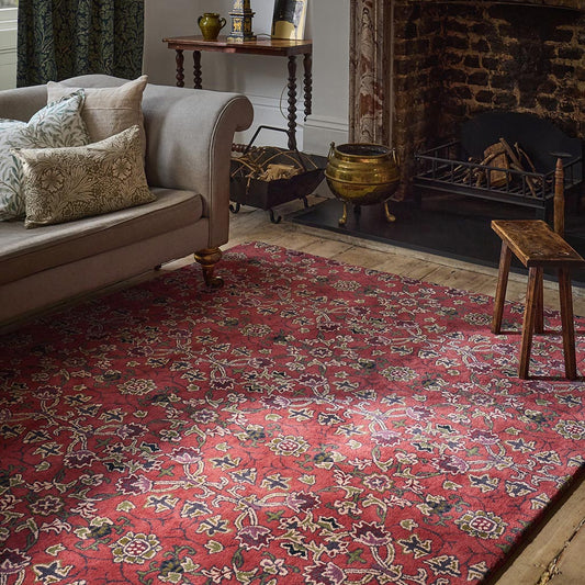 Morris & Co Morhun Persian Scroll Plum 130603 Rug - Love-Rugs alternate image