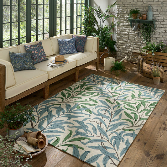 Morris & Co Willow Boughs Leafy Arbor Outdoor 428607 Rug - Love-Rugs alternate image
