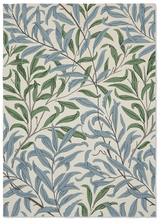 Morris & Co Willow Boughs Leafy Arbor Outdoor 428607 Rug - Love-Rugs