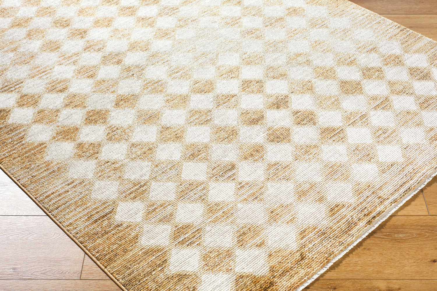 Myrtle Avenue Galey Alix x Livabliss Scandi Geometric Mustard/Cream GAMY2304 Rug - Love-Rugs