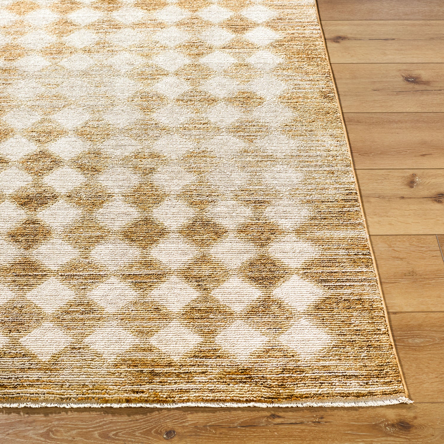 Myrtle Avenue Galey Alix x Livabliss Scandi Geometric Mustard/Cream GAMY2304 Rug - Love-Rugs