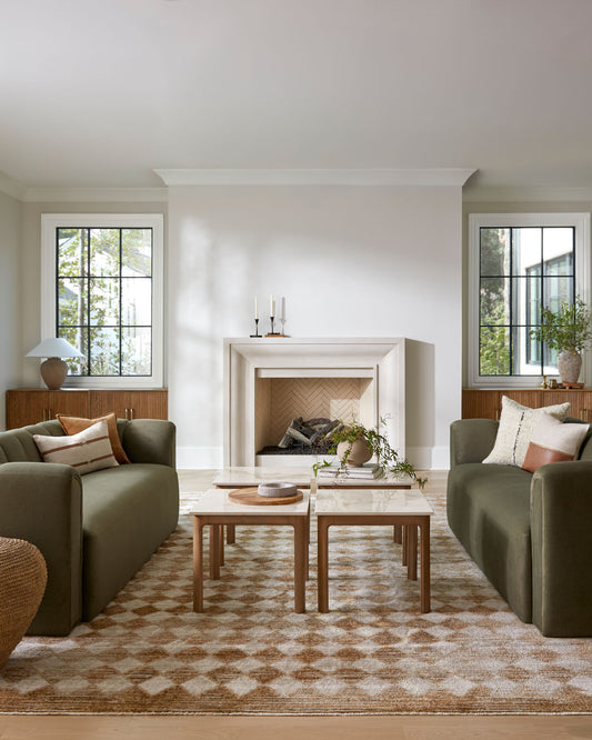 Myrtle Avenue Galey Alix x Livabliss Scandi Geometric Mustard/Cream GAMY2304 Rug - Love-Rugs alternate image