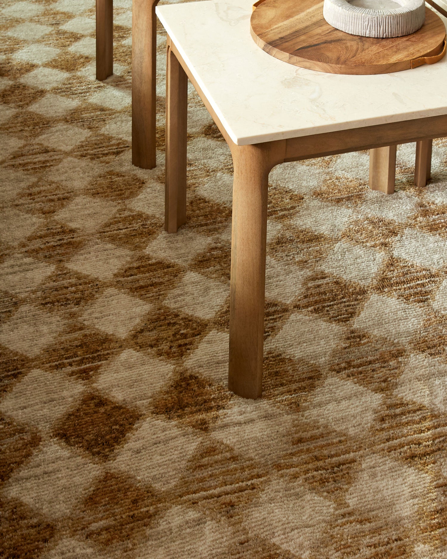 Myrtle Avenue Galey Alix x Livabliss Scandi Geometric Mustard/Cream GAMY2304 Rug - Love-Rugs