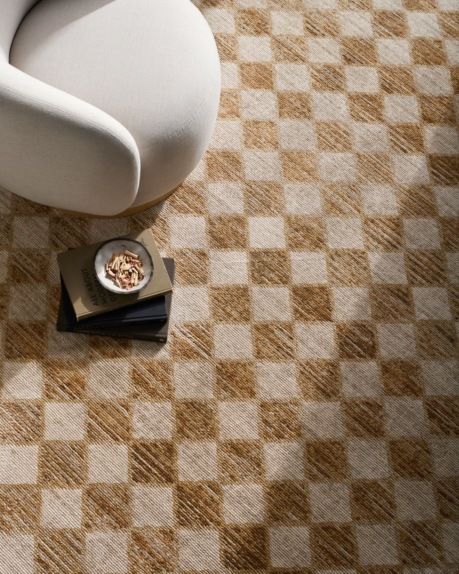 Myrtle Avenue Galey Alix x Livabliss Scandi Geometric Mustard/Cream GAMY2304 Rug - Love-Rugs
