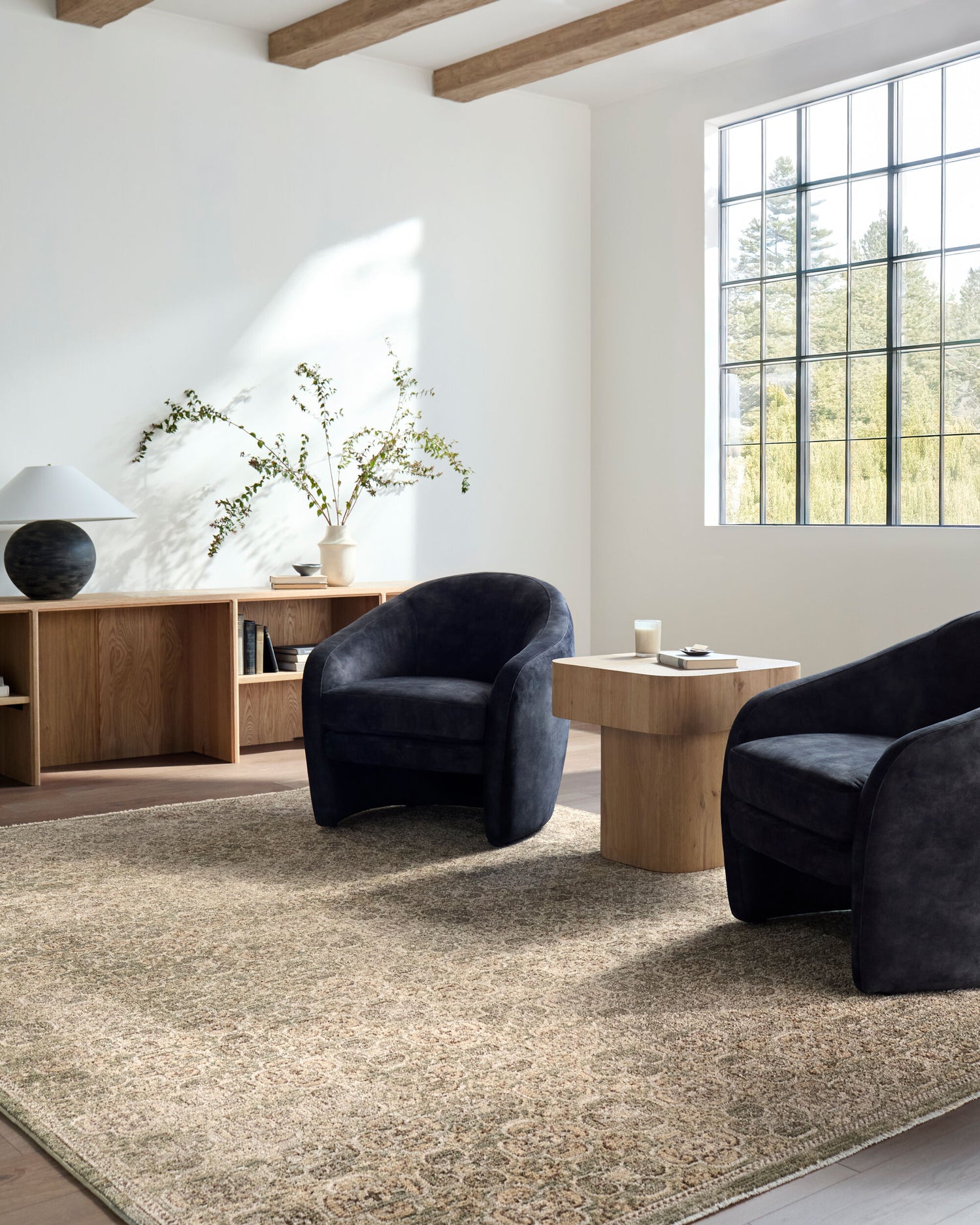 Myrtle Avenue Galey Alix x Livabliss Vintage Traditional Oriental Boho Brown/Olive GAMY2301 Rug - Love-Rugs