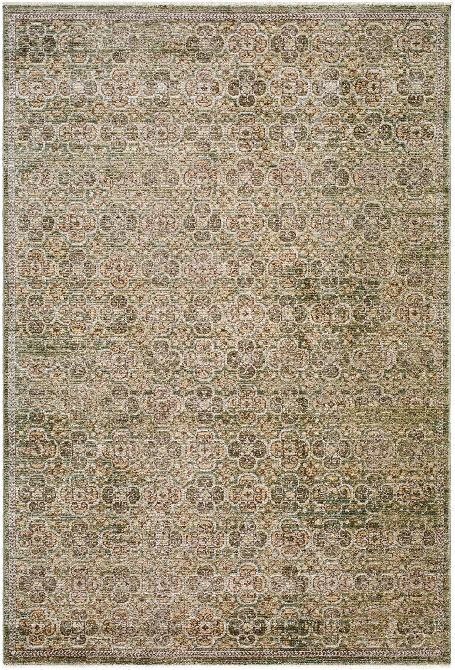 Myrtle Avenue Galey Alix x Livabliss Vintage Traditional Oriental Boho Brown/Olive GAMY2301 Rug - Love-Rugs