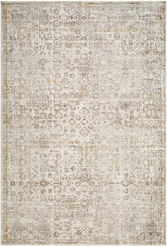 Myrtle Avenue Galey Alix x Livabliss Vintage Traditional Oriental Boho Brown/Taupe GAMY2300 Rug - Love-Rugs