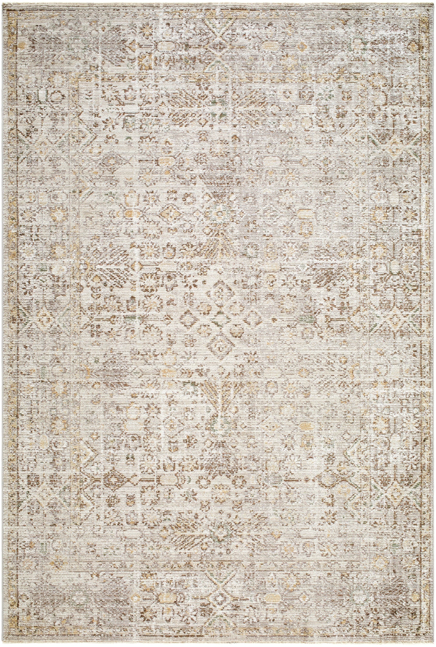 Myrtle Avenue Galey Alix x Livabliss Vintage Traditional Oriental Boho Brown/Taupe GAMY2300 Rug - Love-Rugs