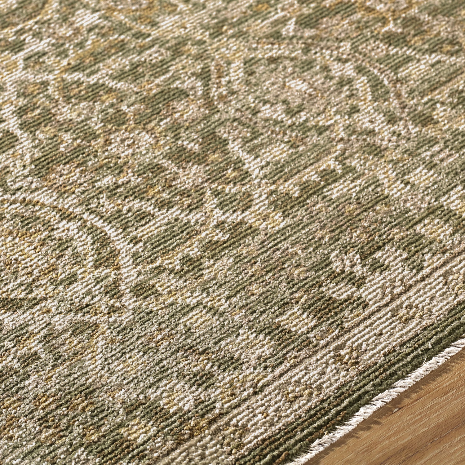 Myrtle Avenue Galey Alix x Livabliss Vintage Traditional Oriental Boho Olive/Cream GAMY2305 Rug - Love-Rugs