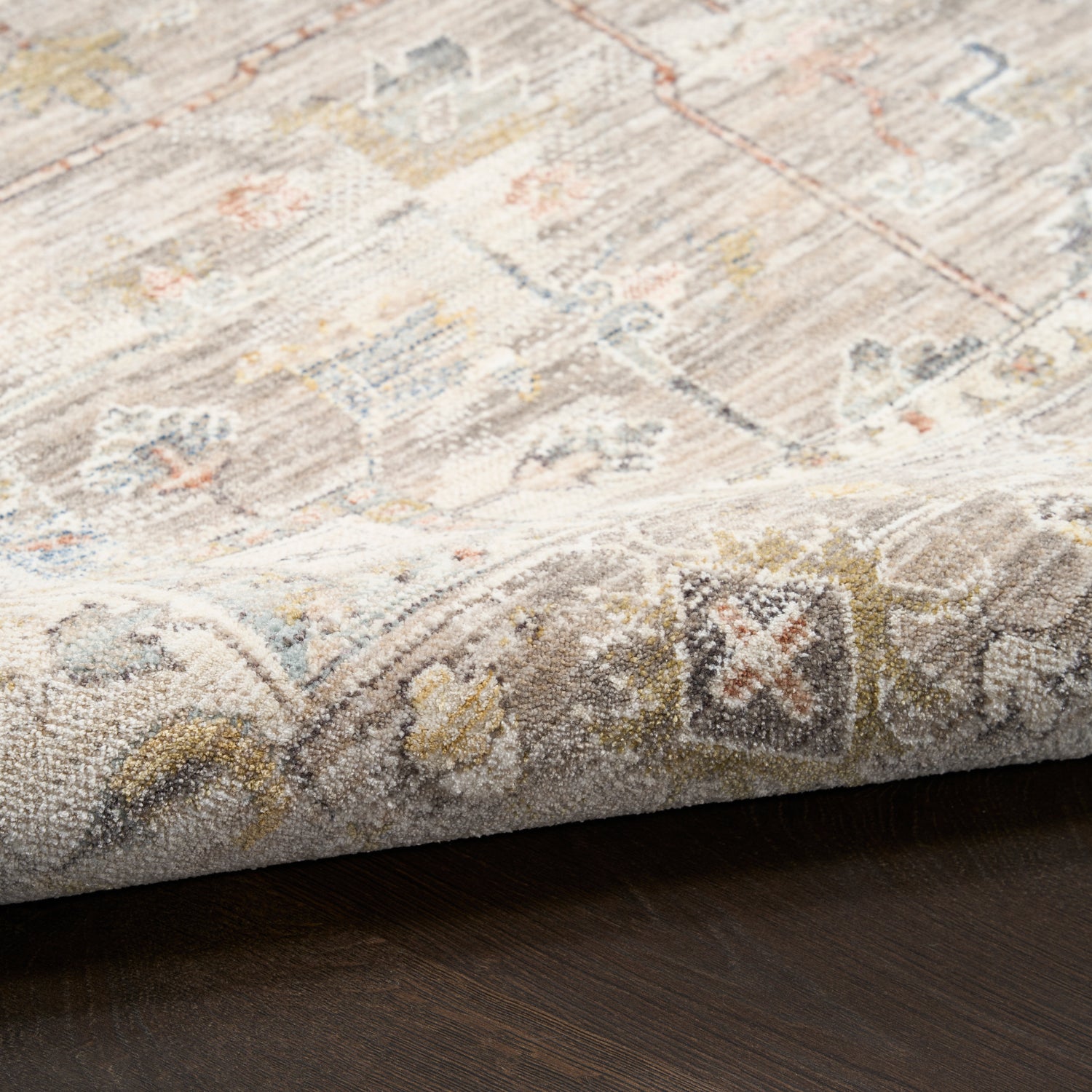 Nourison Antique Fusion ANF02 IVMTC Ivory Multicolour Rug - Love-Rugs
