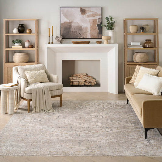 Nourison Antique Fusion ANF02 IVMTC Ivory Multicolour Rug - Love-Rugs alternate image