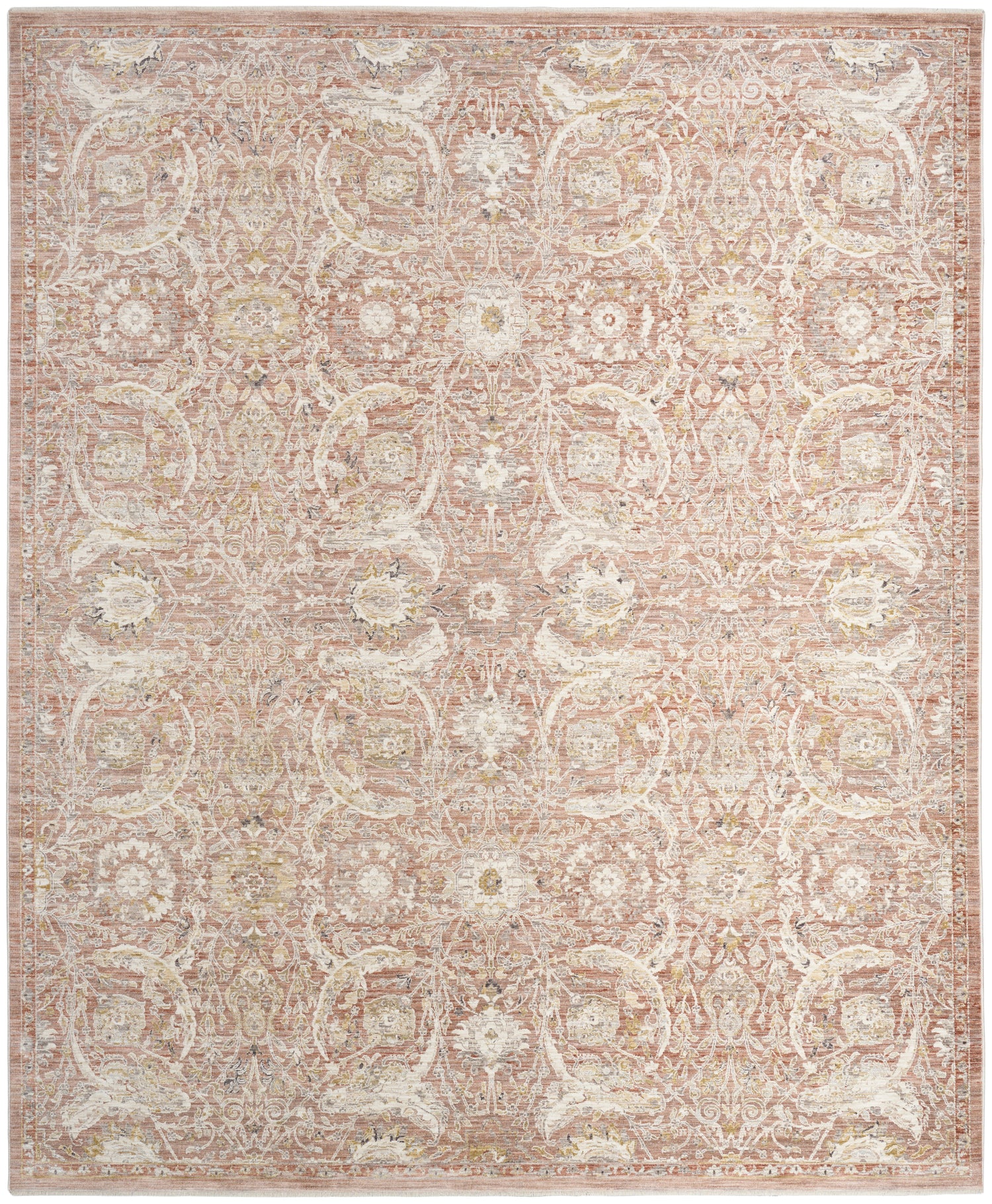 Nourison Antique Fusion ANF03 BRICK Rug - Love-Rugs