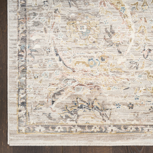 Nourison Antique Fusion ANF03 LTGRY Light Grey Rug - Love-Rugs