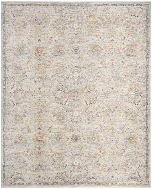 Nourison Antique Fusion ANF03 LTGRY Light Grey Rug - Love-Rugs