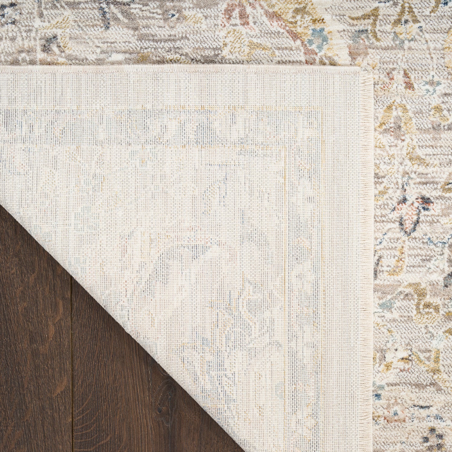 Nourison Antique Fusion ANF03 LTGRY Light Grey Rug - Love-Rugs