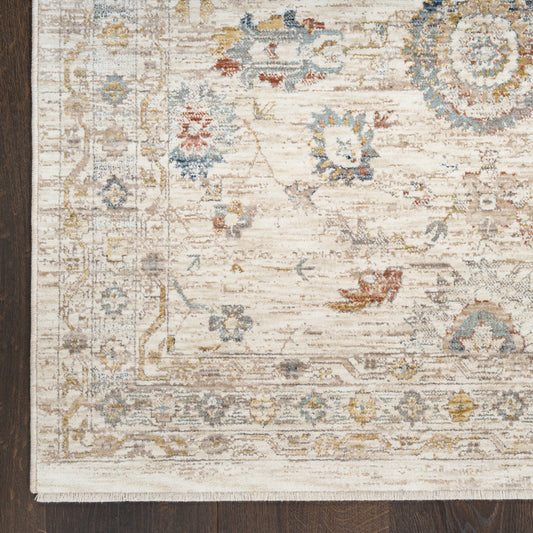 Nourison Antique Fusion ANF04 IVMTC Ivory Multicolour Rug - Love-Rugs
