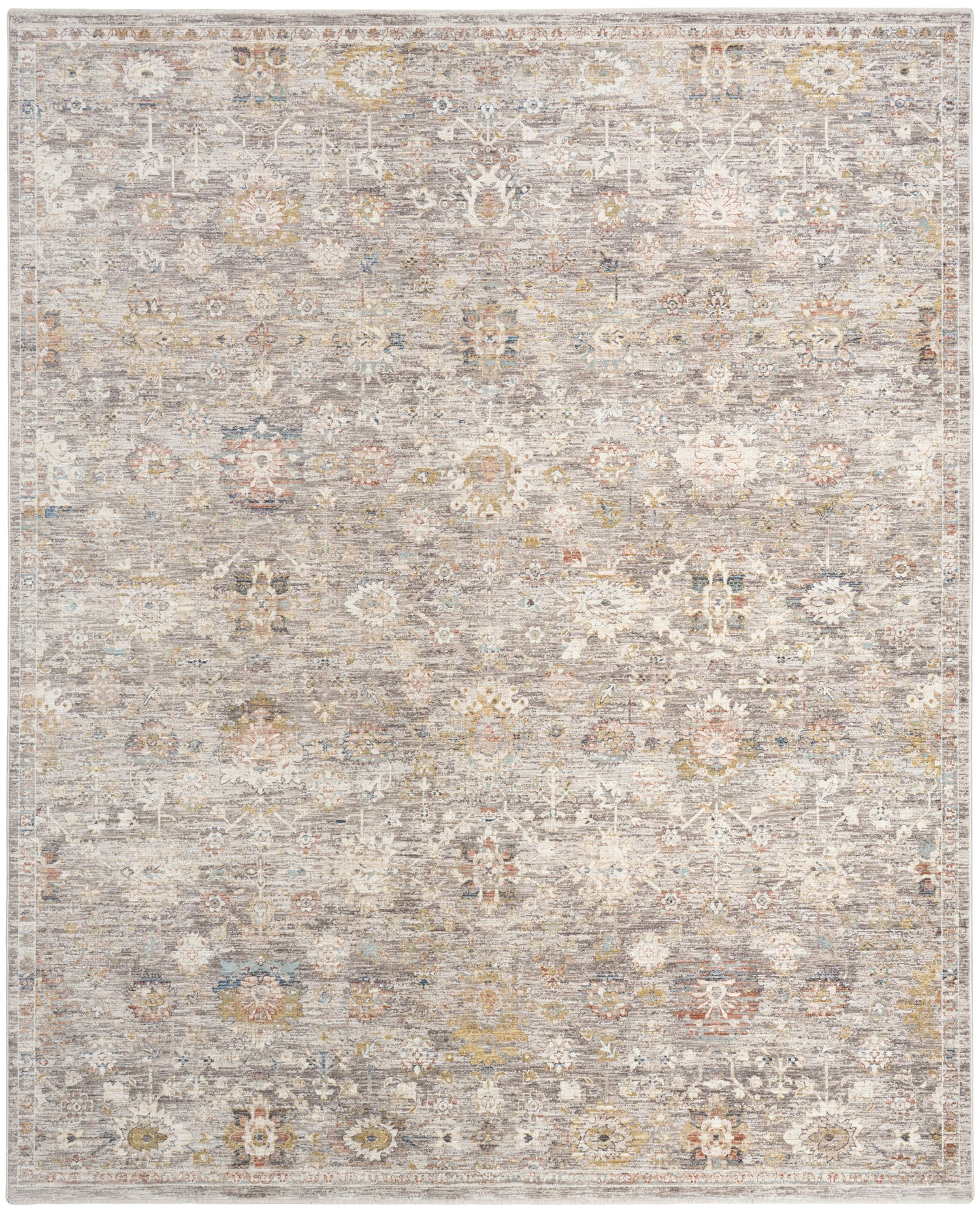 Nourison Antique Fusion ANF05 Grey Rug - Love-Rugs