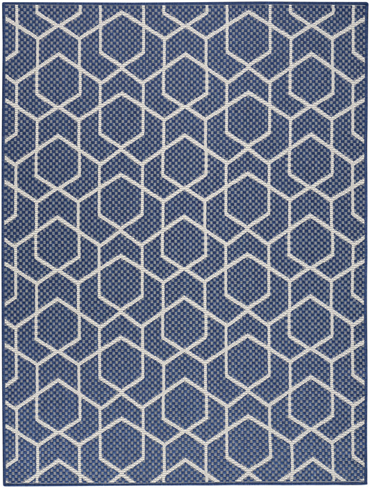 Nourison Horizon Indoor Outdoor HOZ01 Navy Rug - Love-Rugs