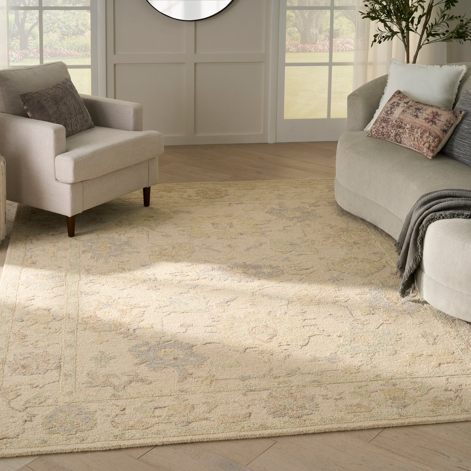 Nourison Maison MSO02 IVORY Ivory Rug - Love-Rugs