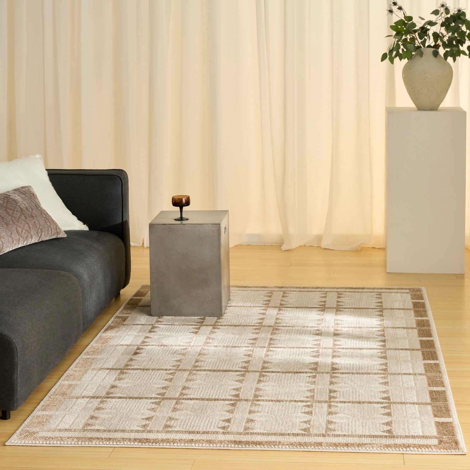 Nourison NORDIC NRC06 TAUPE Rug - Love-Rugs