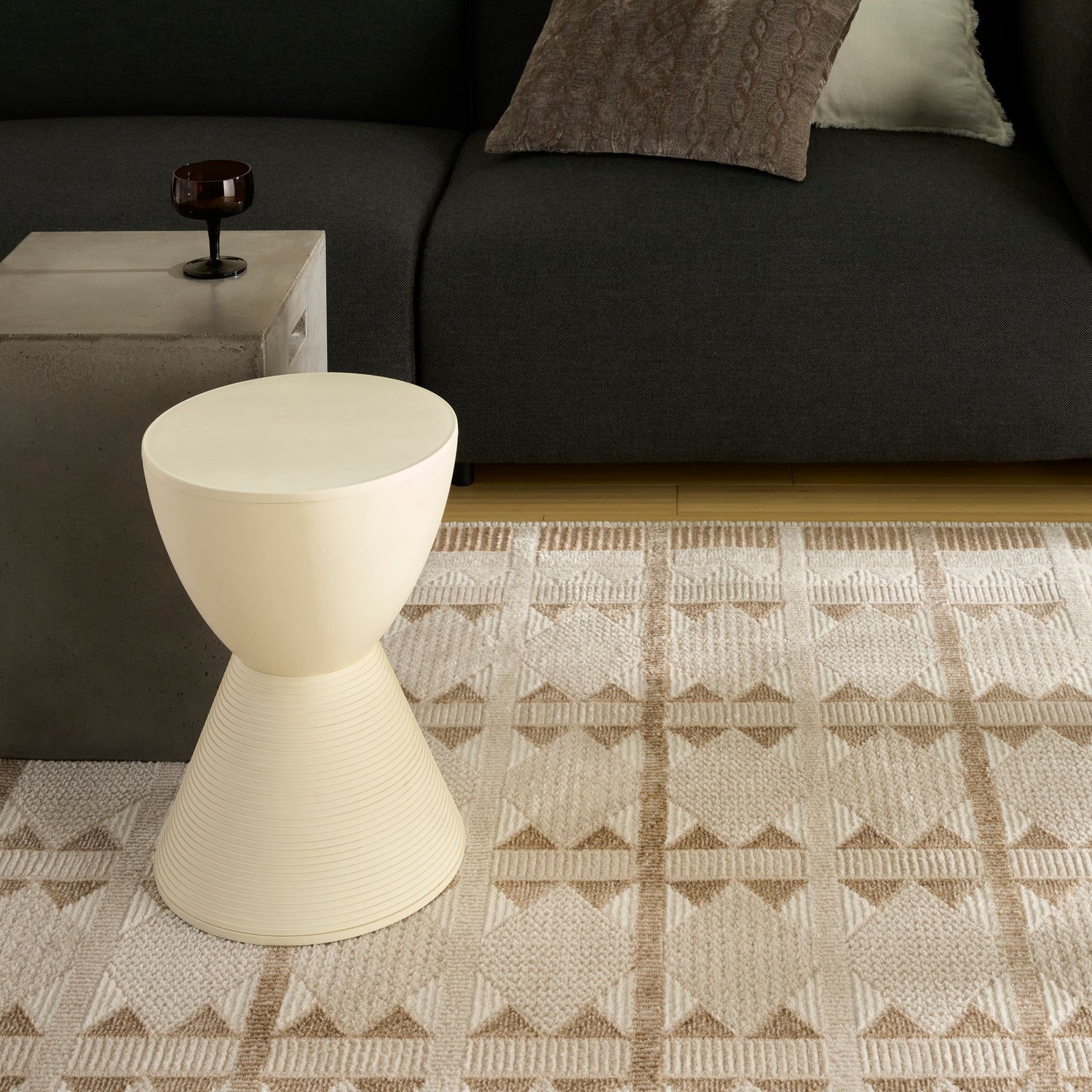 Nourison NORDIC NRC06 TAUPE Rug - Love-Rugs