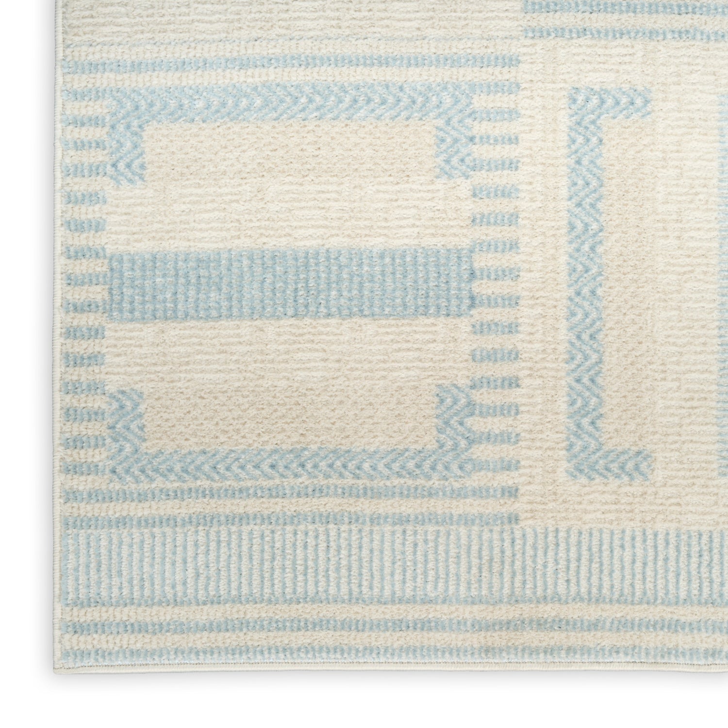 Nourison NORDIC NRC11 IVBLU Rug - Love-Rugs