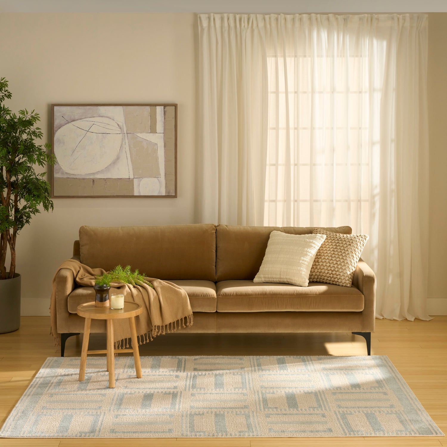 Nourison NORDIC NRC11 IVBLU Rug - Love-Rugs