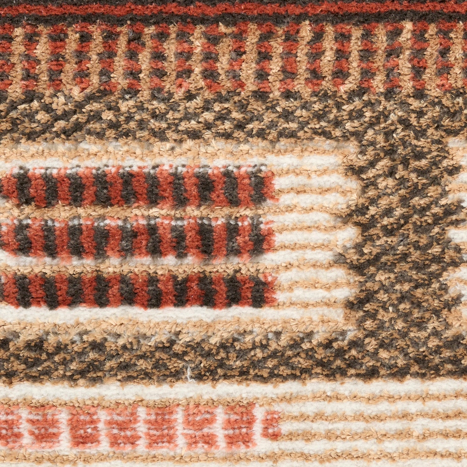 Nourison NORDIC NRC16 RUST Rug - Love-Rugs