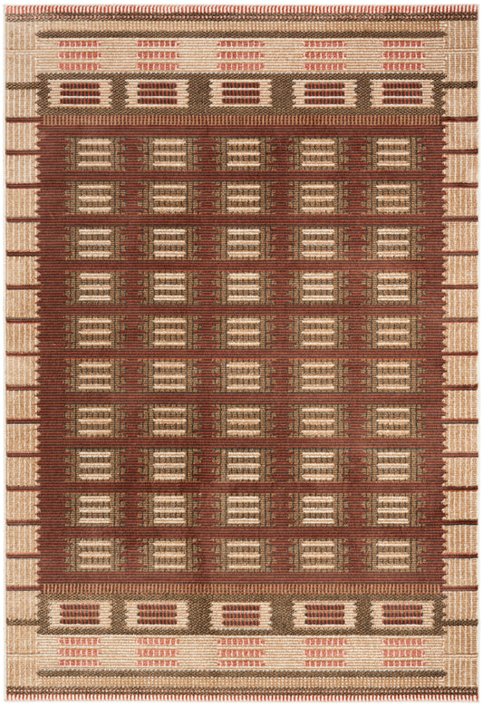 Nourison NORDIC NRC16 RUST Rug - Love-Rugs