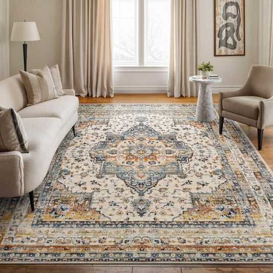 Nourison Vintage Kashan VKA12 Ivory Sage Rug - Love-Rugs alternate image
