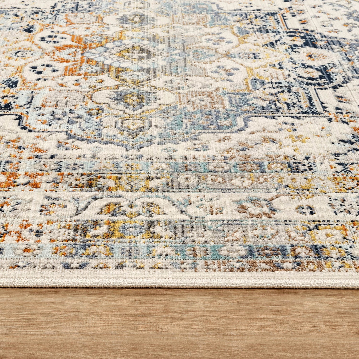 Nourison Vintage Kashan VKA12 Ivory Sage Rug - Love-Rugs