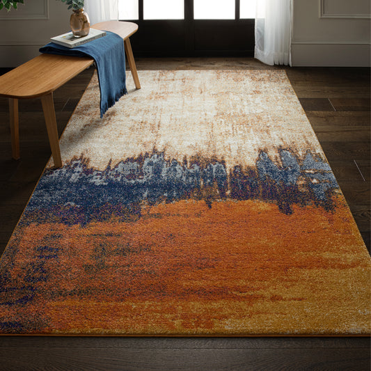 Nova NV04 Distress Orange Rug - Love-Rugs alternate image