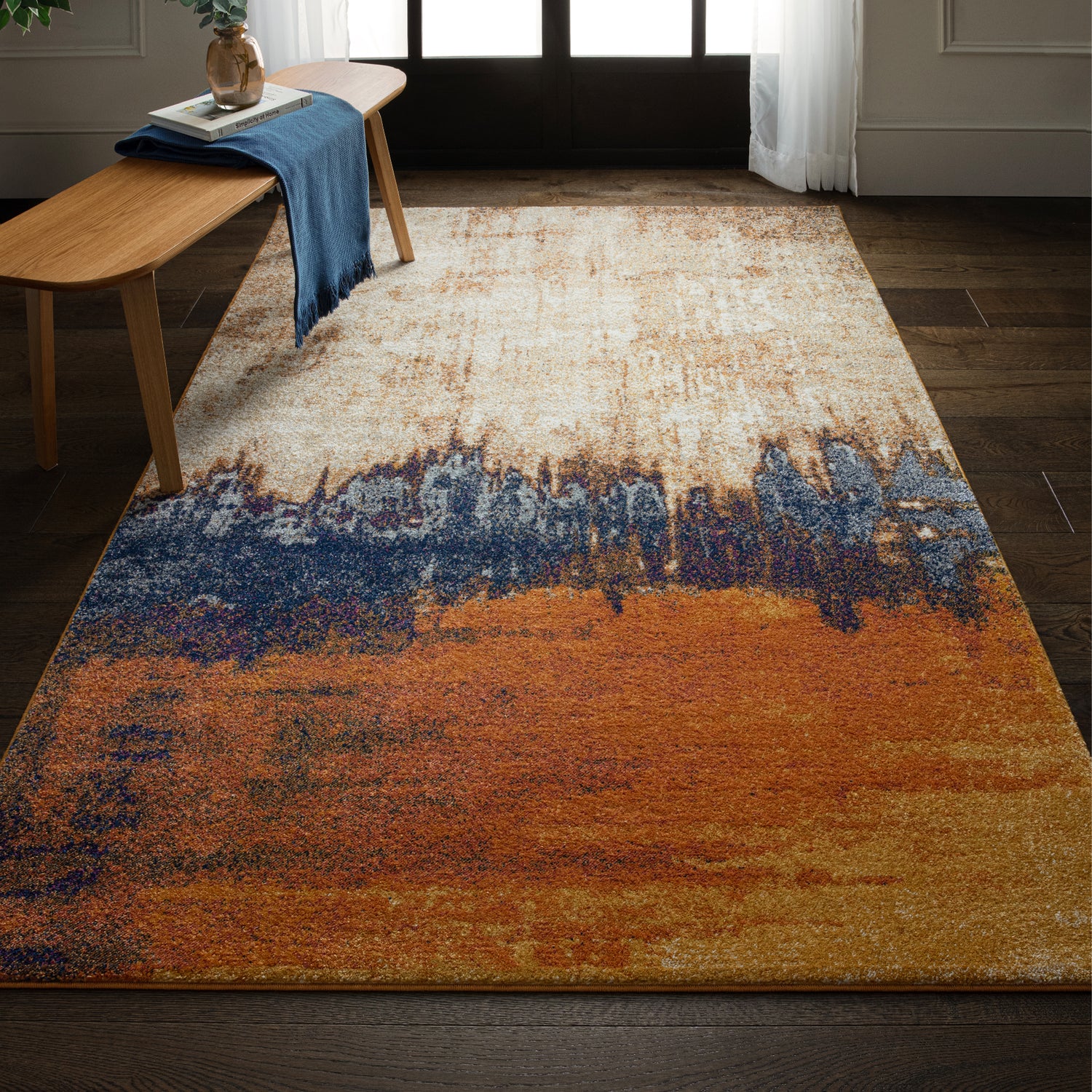 Nova NV04 Distress Orange Rug – Love-Rugs