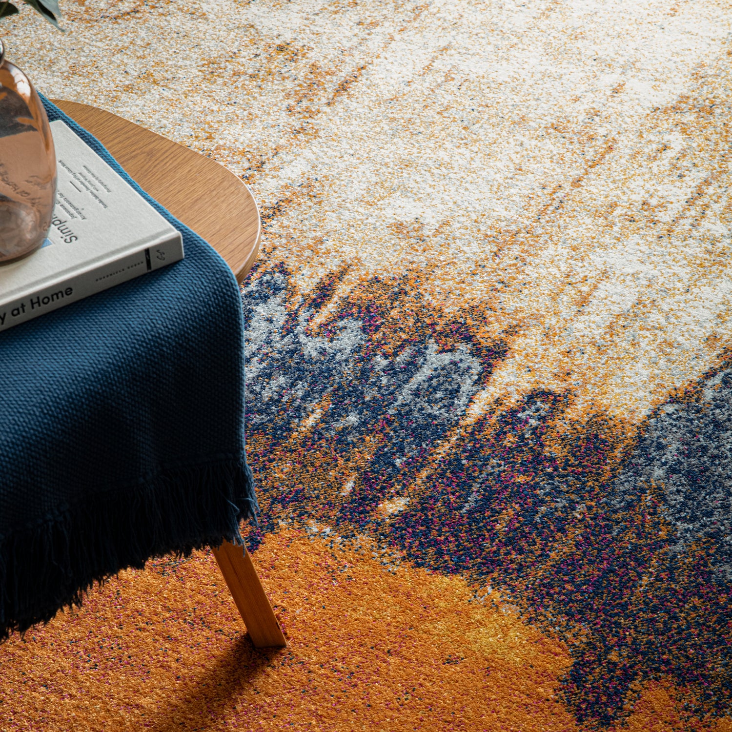 Nova NV04 Distress Orange Rug - Love-Rugs