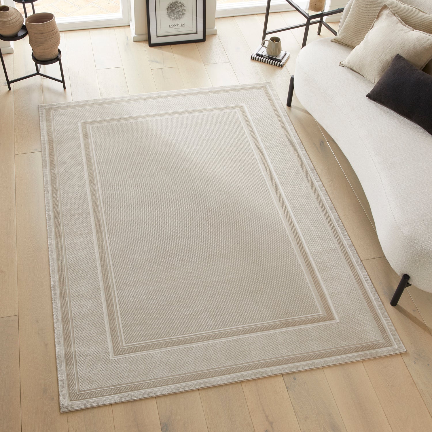 Olivia OLI101 CRMBG Cream Beige Rug