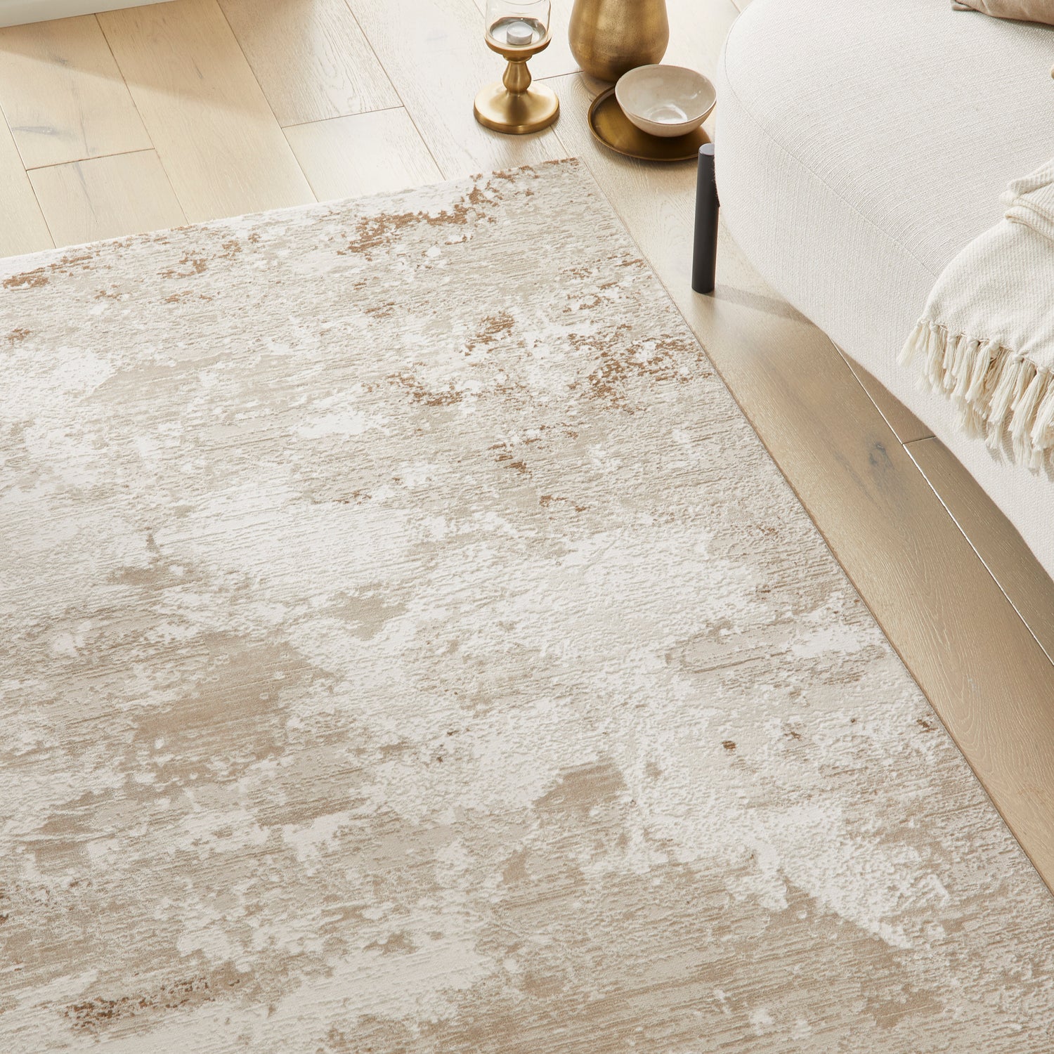 Olivia OLI106 BEIGE Beige Rug