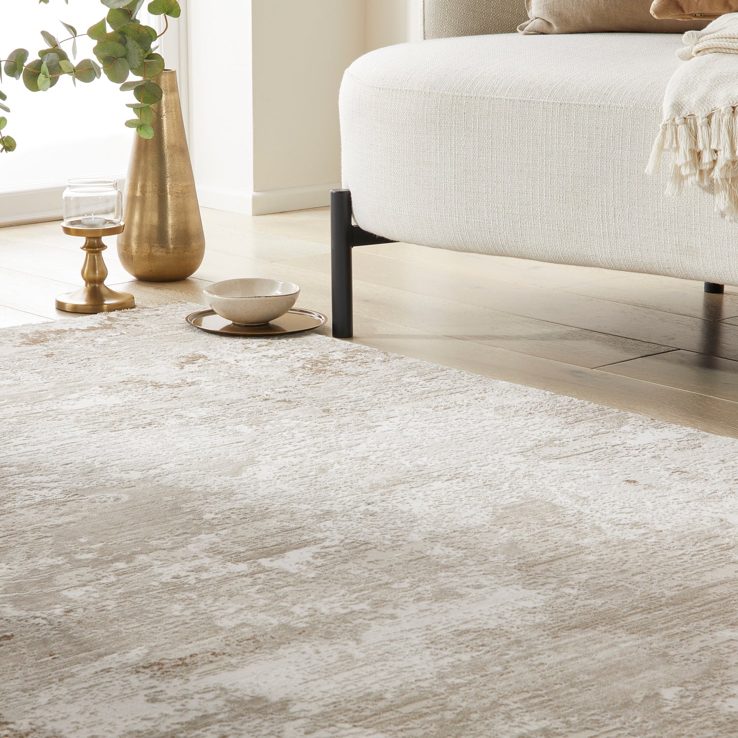 Olivia OLI106 BEIGE Beige Rug