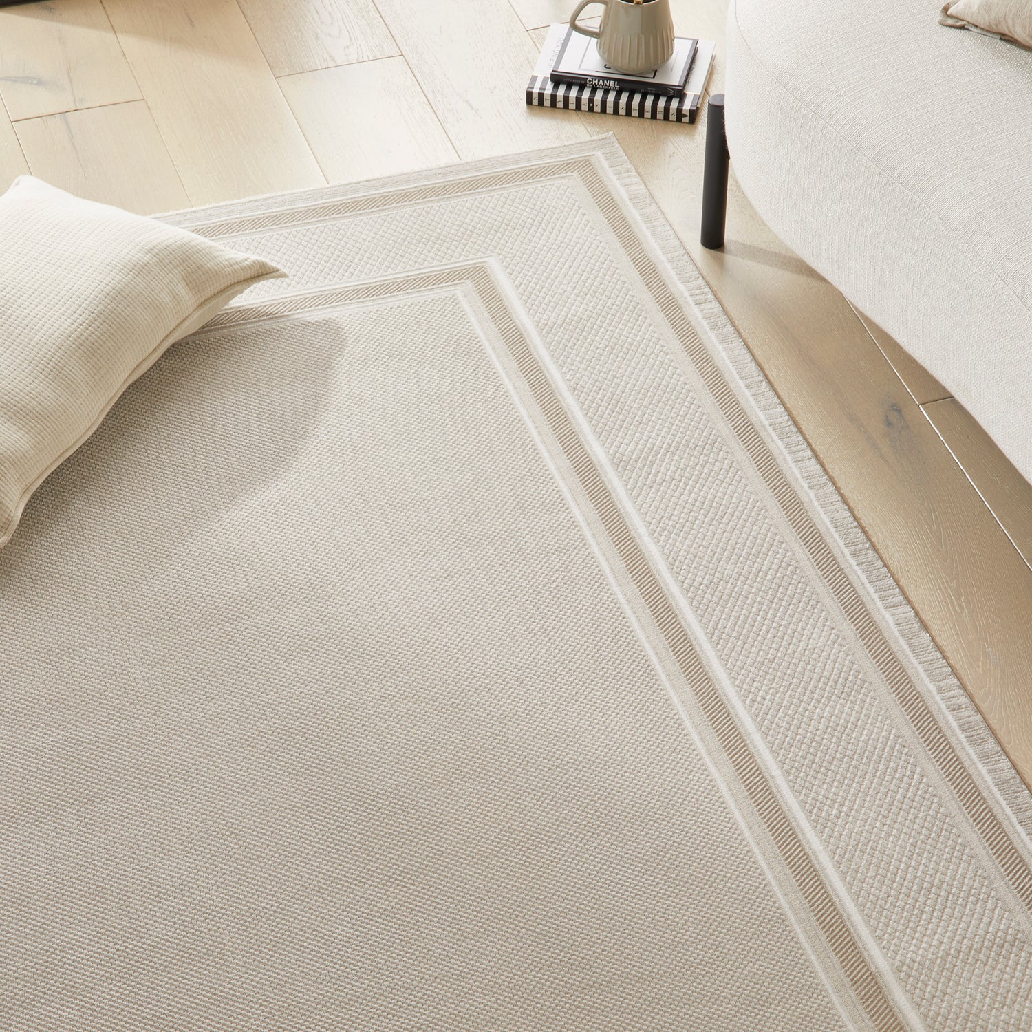Olivia OLI101 CRMBG Cream Beige Rug - Love-Rugs