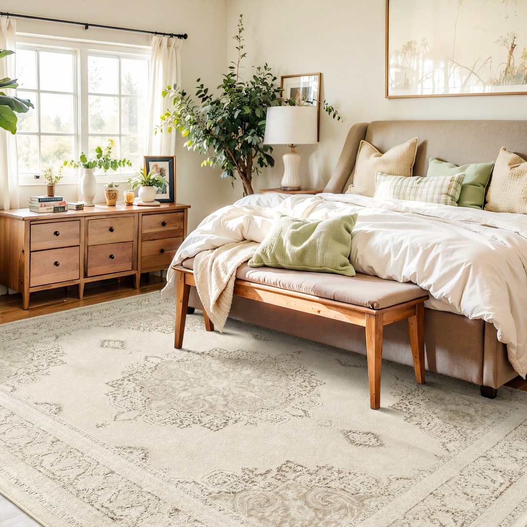 Olivia OLI103 KHAKI Khaki Rug - Love-Rugs