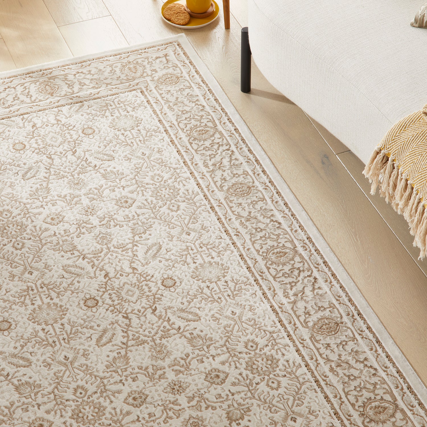 Olivia OLI104 GRYKHA Grey Khaki Rug - Love-Rugs
