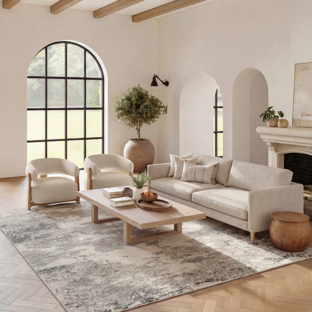 Olivia OLI105 GREY Grey Rug - Love-Rugs