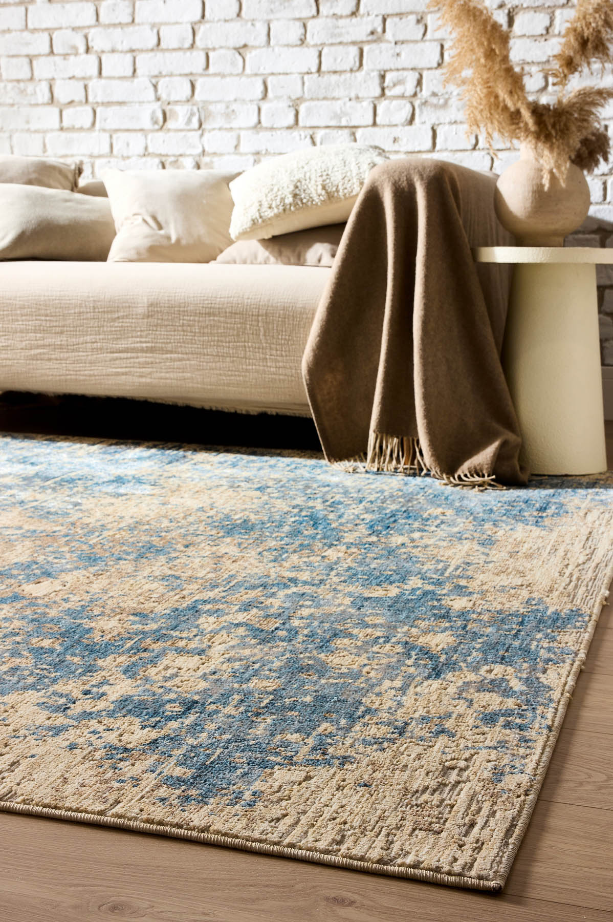 Oren Blue Cream Rug