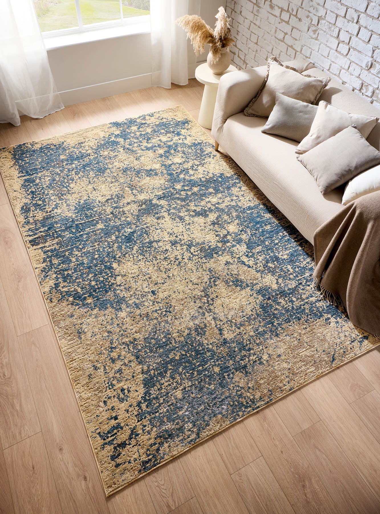 Oren Blue Cream Rug
