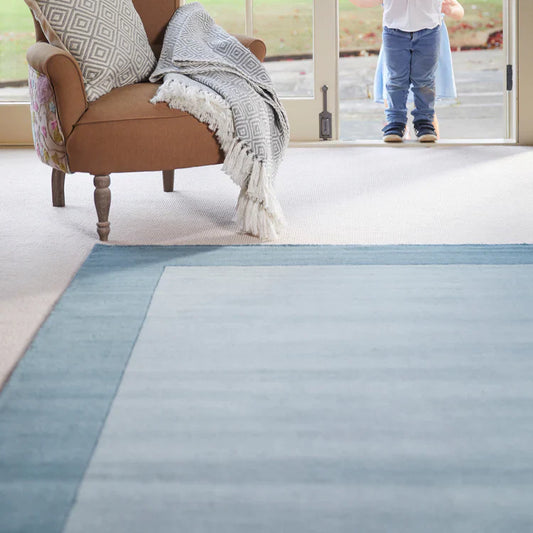 Origins Borders Duck Egg Rug - Love-Rugs alternate image